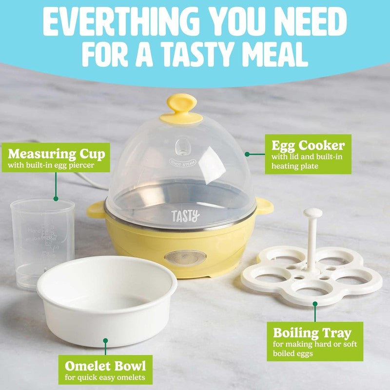 Mini Rapid Egg Cooker 5 Egg Capacity, Auto Shut Off, Yellow Color4