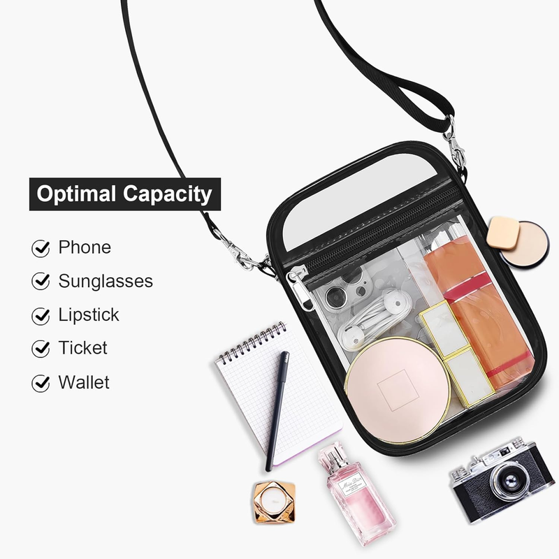 Clear Stadium Approved Crossbody Bag Transparent Messenger Bag5