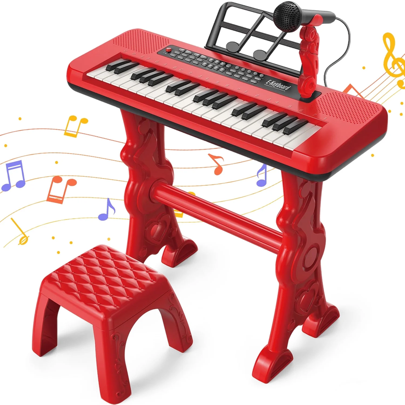37 Key Kids Keyboard Piano Toy with Microphone Musical Instrument Gift for Kids7