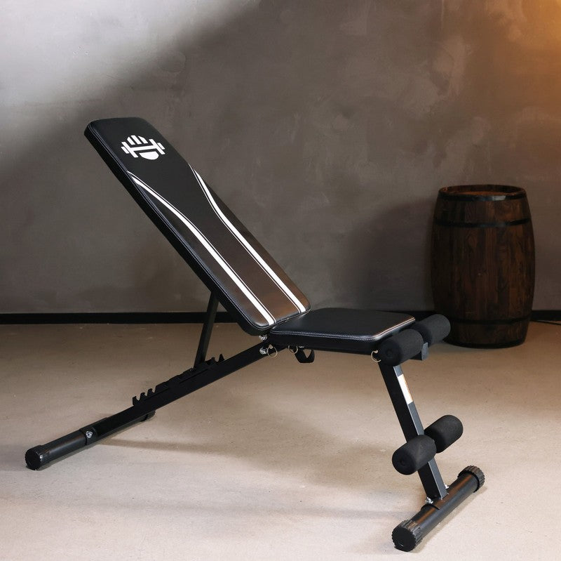 660lb Foldable Weight Bench 8-Position Incline/Flat/Decline Home Gym Workout8