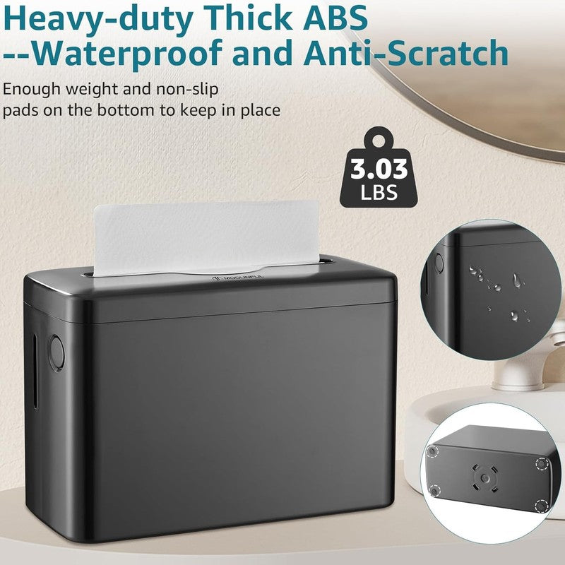 Multifold Paper Towel Dispenser Countertop Black Heavy Duty 300 Sheet4