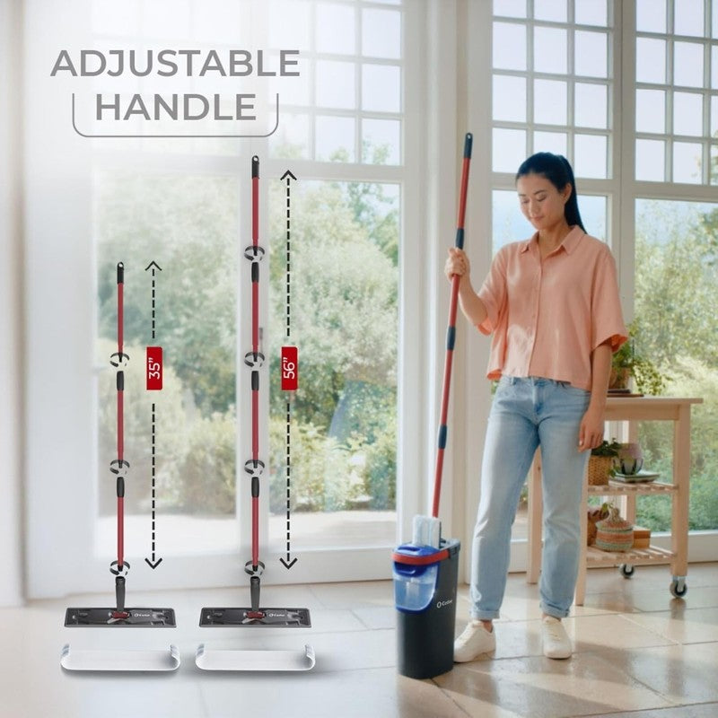H2Pro Flat Mop System | Quick Clean with Reusable Microfiber Pads5