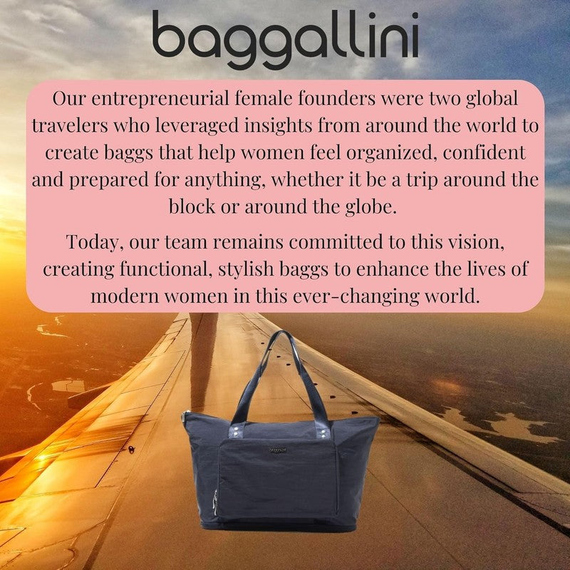 Carryall Expandable Lightweight Travel Tote 22" Packable Folding Compact Nylon W6