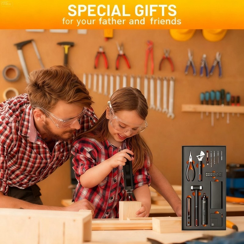 56-Piece Home Repair Tool Kit Precision Screwdriver Set Household Tools5