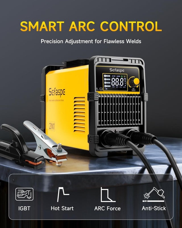 ARC 200Pro Stick Welder 200A 110V/220V IGBT Inverter LED Display3