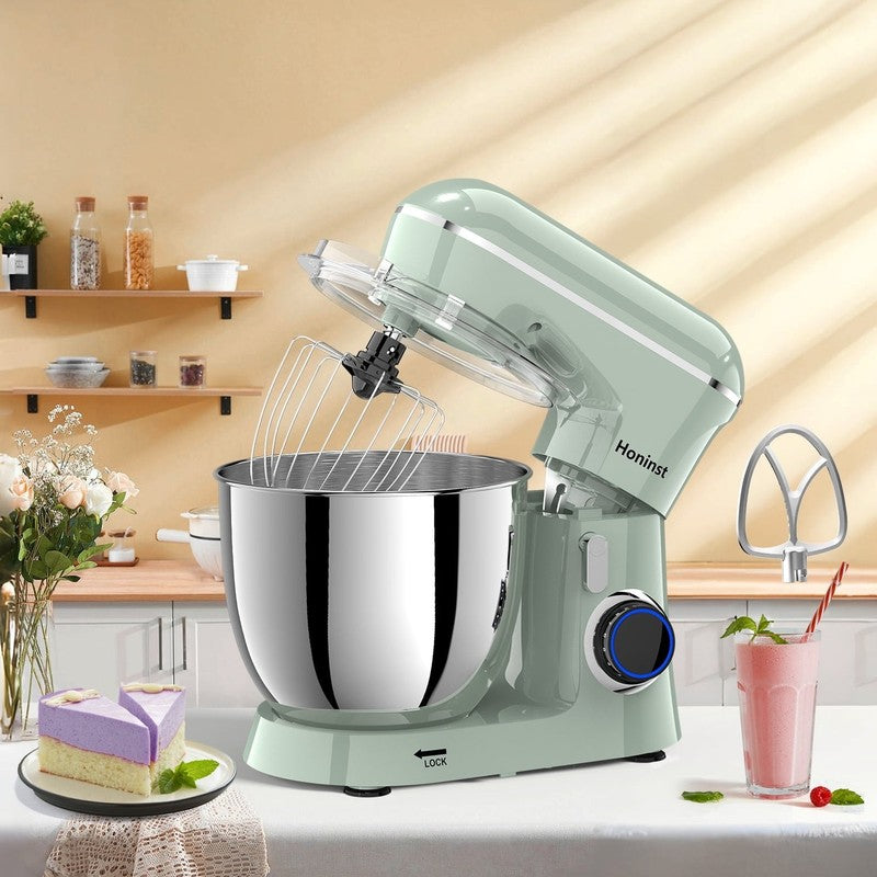 6.5QT Stand Mixer 10+ Speed Kitchen Electric Mixer Dough Hook Whisk Beater Bowl6