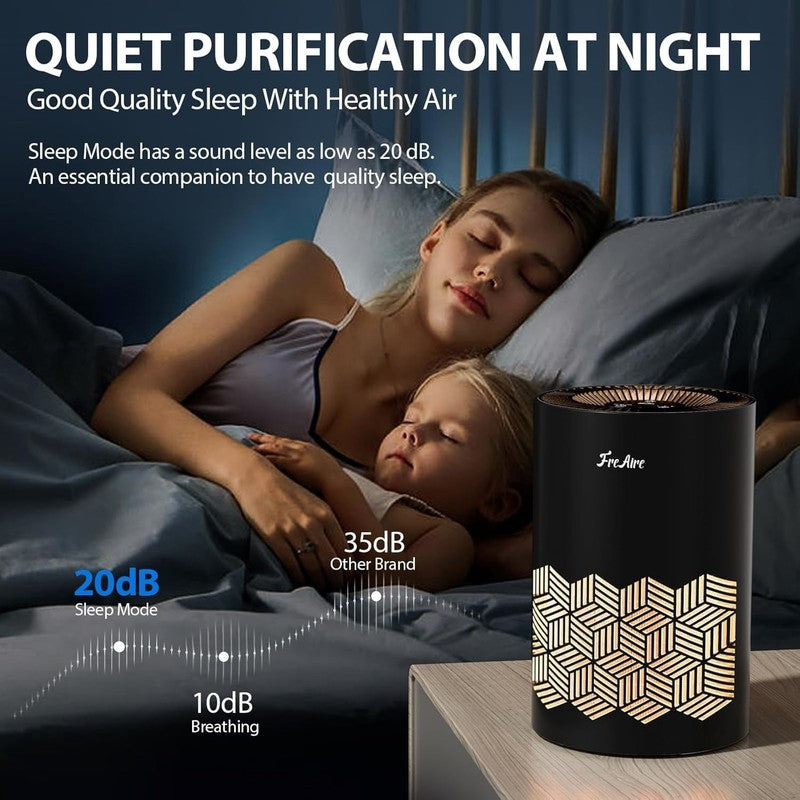 HEPA Air Purifier for Large Rooms, RGB Lights, Dust & Odor Removal5