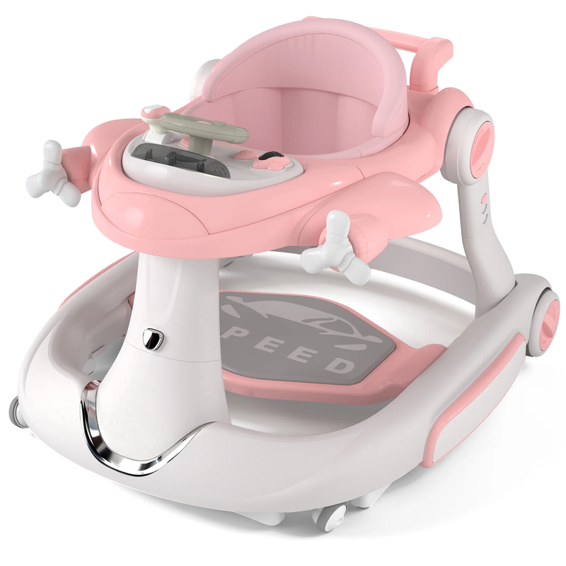 5-In-1 Musical Baby Walker with Wheels, Foldable Baby Walker for Boys Girls, Pin10