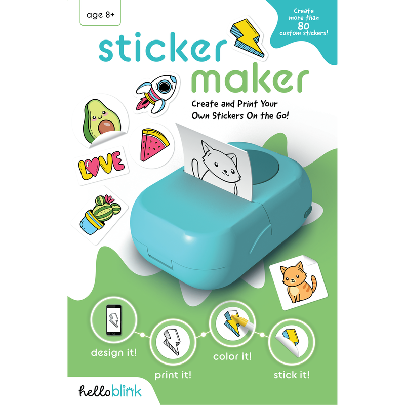 Hello Blink Sticker Maker – Create Your Own Stickers – Minimum Recommended Age I3