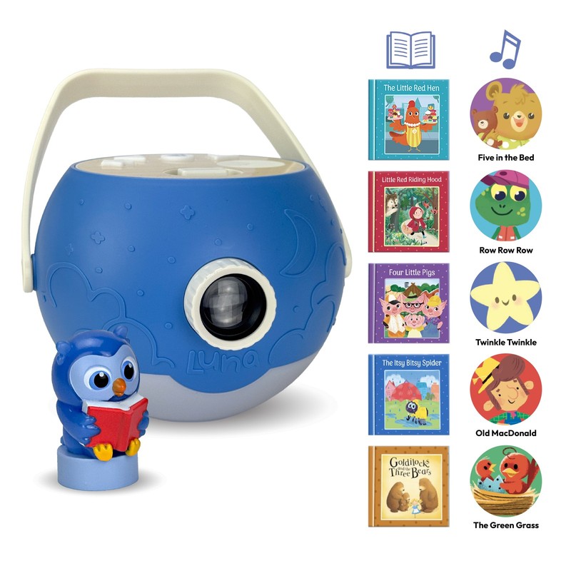Projector Starter Set 5 Stories & 5 Songs, Toddler Toy Gift for Ages 3+8