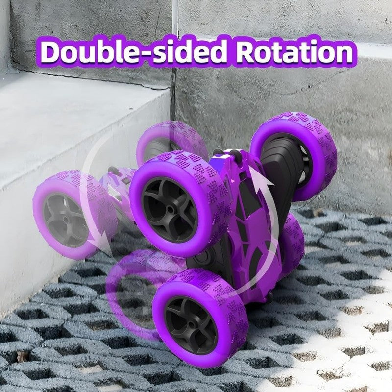 Remote Control Car for Kids, 360° Spinning RC Stunt Car with Lights, 4WD Electri1