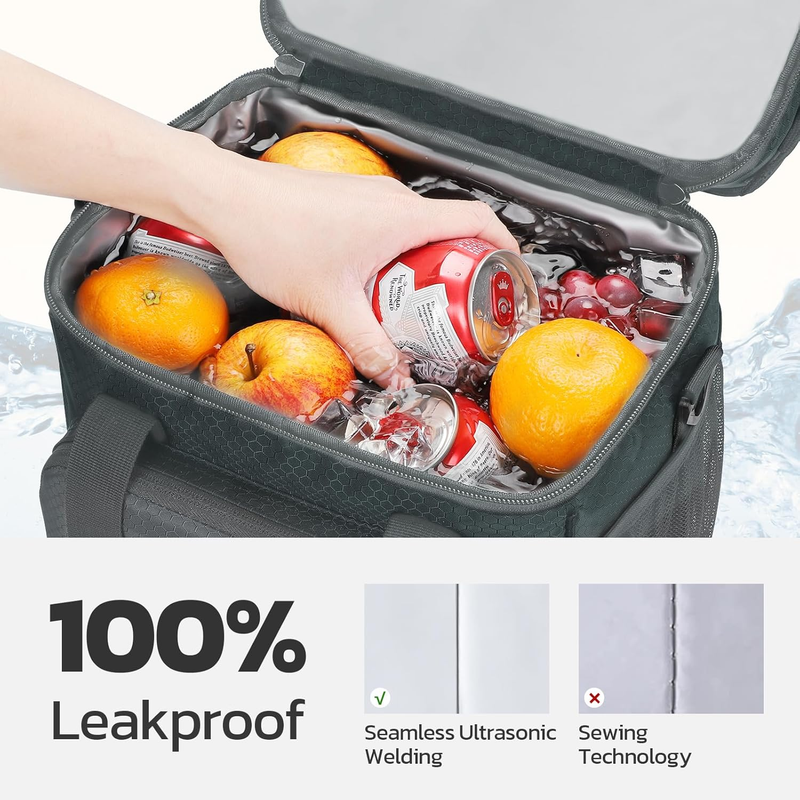 Insulated Lunch Bag for Men Women Leakproof Cooler Lunch Box Tote Portable4