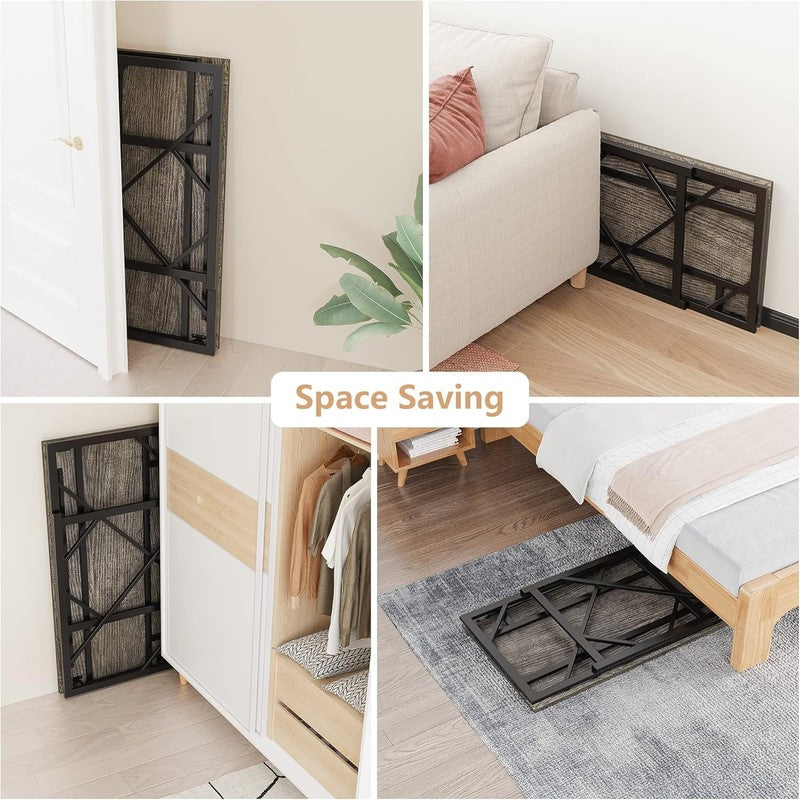 Folding Desk Writing Computer Desk Home Office Foldable Small Space5