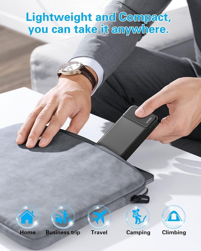 10000mAh Portable Charger 2 Pack Fast Charging Power Bank for Phones & Vests5