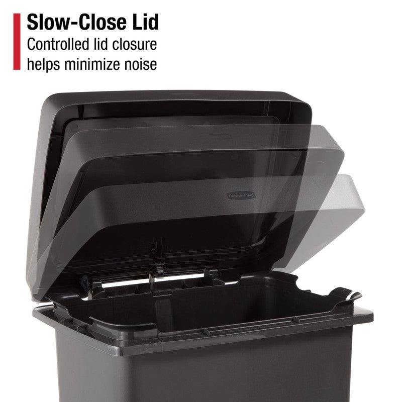 19-Gallon Kitchen Trash Can – Dual Compartment Plastic Garbage4