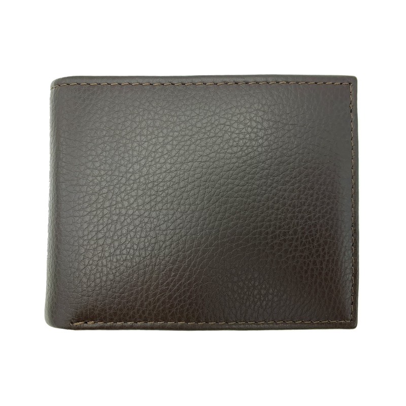 RFID Blocking Men'S Casual Bifold Wallet, Brown1