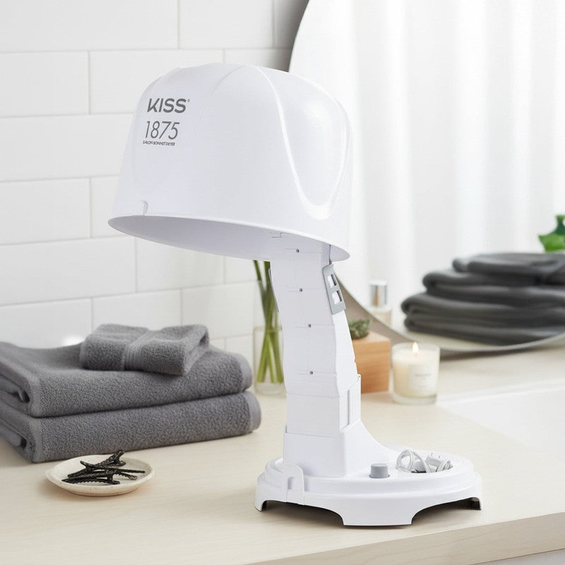 Salon Bonnet Portable Hair Dryer 1875W, Adjustable Height, 4 Heat Settings6