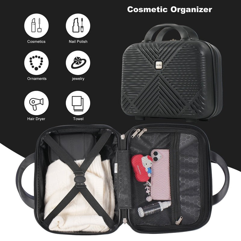 Luggage Sets 2 Piece Suitcase Set (14/20/)Hardside Suitcase with Spinner Wheels 6