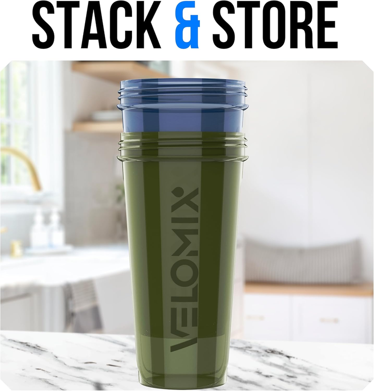 2 Pack 28oz Protein Shaker Bottles Wire Whisk Leakproof Blue Green5