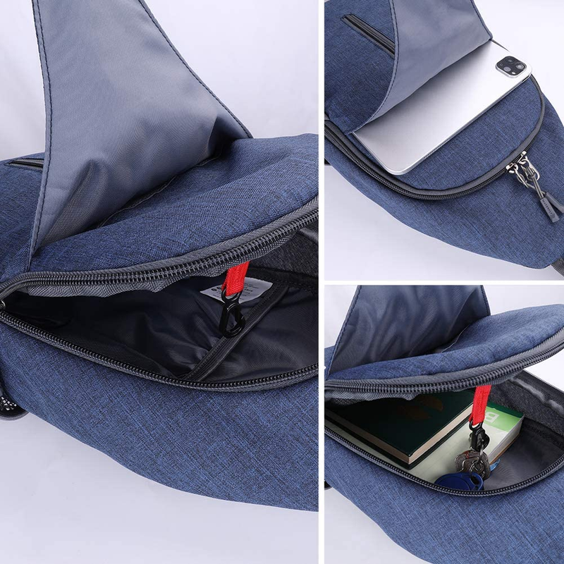 Crossbody Sling Backpack Travel Hiking Chest Bag Daypack Unisex3