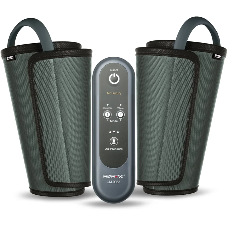 Grey Air Compression Calf Massager Circulation Muscles FSA/HSA9
