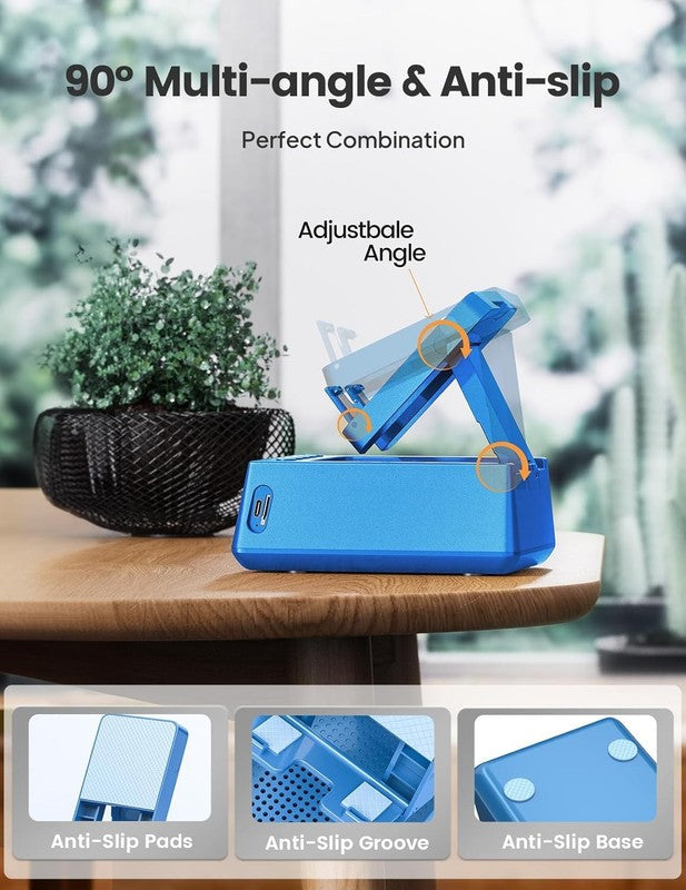 Bluetooth Speaker & Cell Phone Stand, HD Sound, Anti Slip Base, Unique Gift2