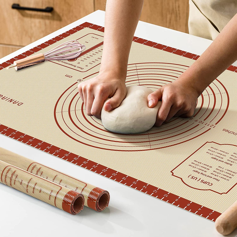 26X16 Inch Extra Thick Silicone Baking Mat with Measurements, Non Slip and Reusa9