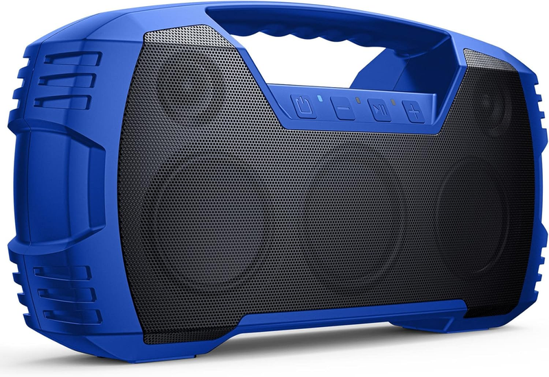 IPX7 Waterproof Bluetooth Speaker, 40W, 32H Playtime, Deep Bass, Beach-Blue10