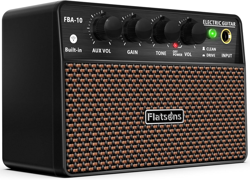 FBA-10 Mini Guitar Amp, 10W Electric Amplifier USB-C Rechargeable Portable10