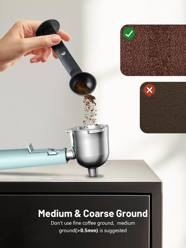 3.5 Bar Espresso Machine 800W 4-Cup Compact with Milk Frother5