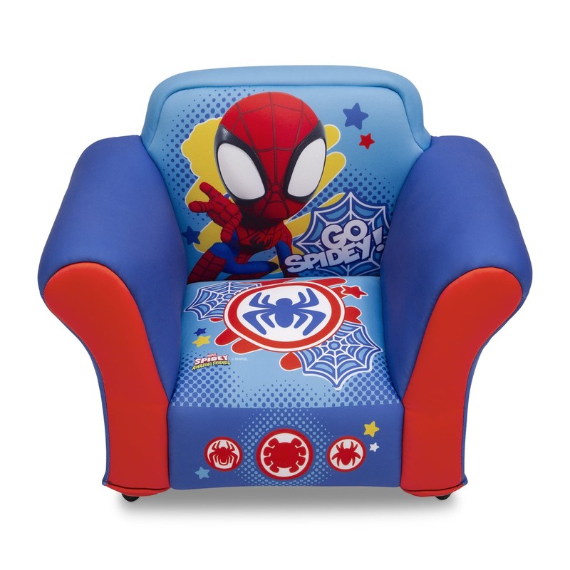 Spidey and His Amazing Friends Upholstered Chair with Sculpted Plastic Frame by4