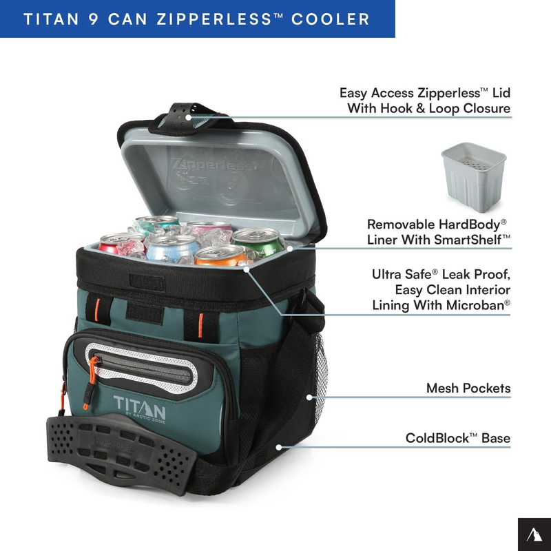 Deep Freeze Zipperless Hardbody Cooler with Insulation & SmartShelf1