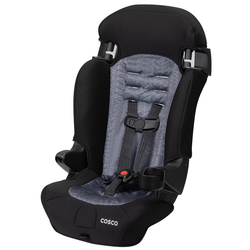Finale 2-In-1 Toddler Booster Car Seat, Fiberwave II, Black/Grey0