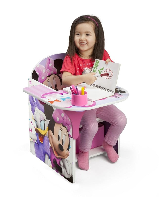 Chair Desk with Storage Bin, Minnie Mouse3
