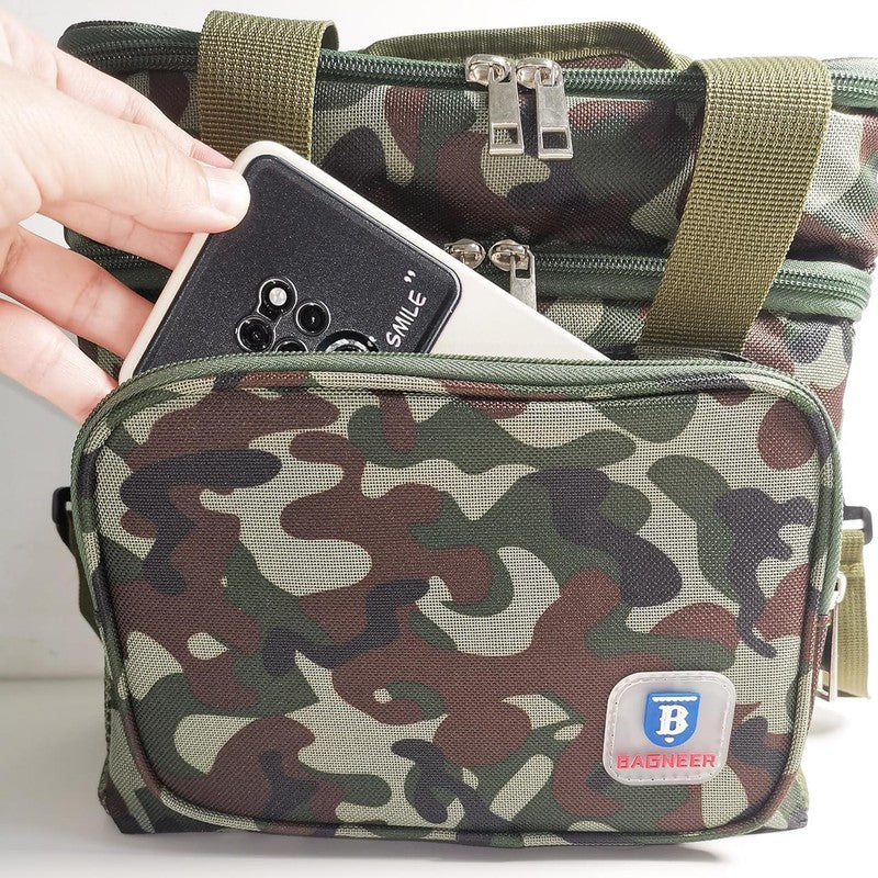 Double Decker Tactical Insulated Lunch Bag 14L Camo Cooler8