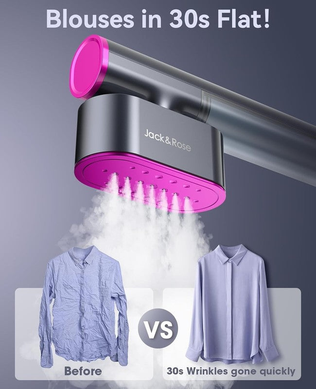Jack ＆ Rose Travel Steamer for Clothes,100-220V Portable Iron,15S Heat Up,Steame3