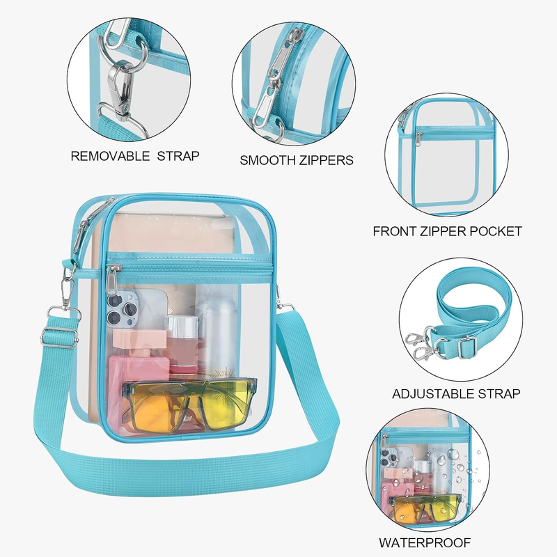 Clear Stadium Approved Crossbody Bag Transparent Messenger Bag3