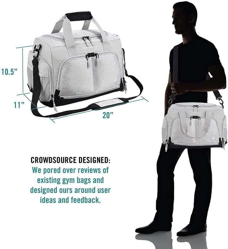 Ultimate Gym Bag 2.0 Durable Duffel Bag 10 Compartments Water Resistant Travel5
