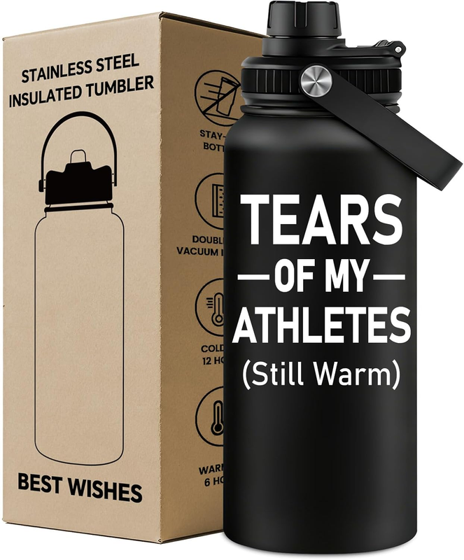 32oz Baseball Water Bottle Stainless Steel Vacuum Insulated Travel Tumbler10