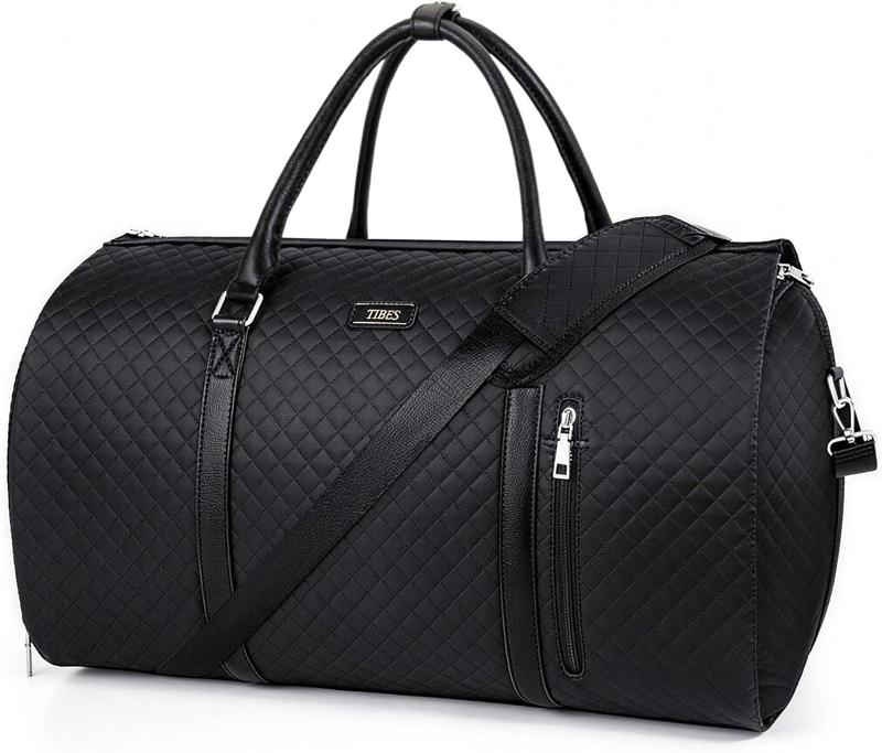 50L 2in1 Garment Duffle Bag Shoe Compartment Hanging Suit Travel Carry On8