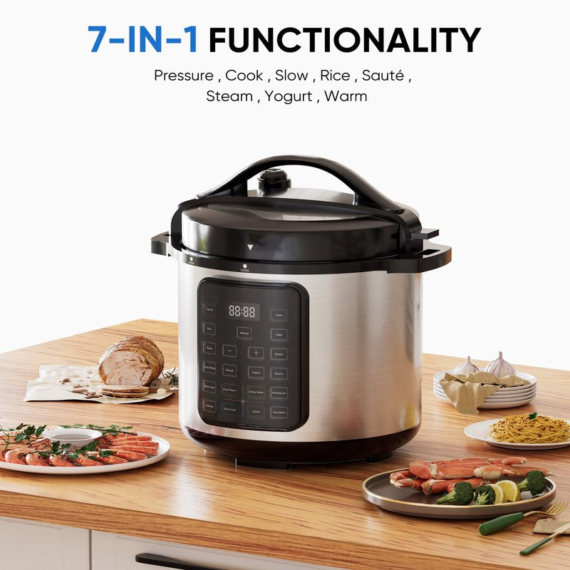 8Qt 7-in-1 Instant Electric Pressure Cooker Multi-Function Stainless Pot4