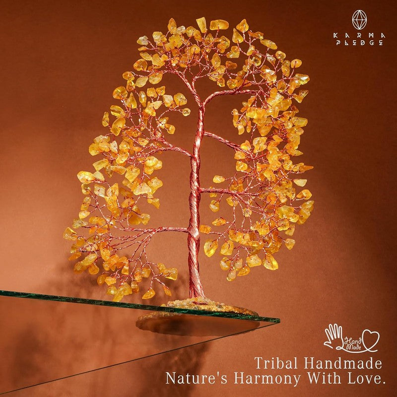 Citrine Crystal Tree of Life Feng Shui Decor Positive Energy Good Luck Gift5