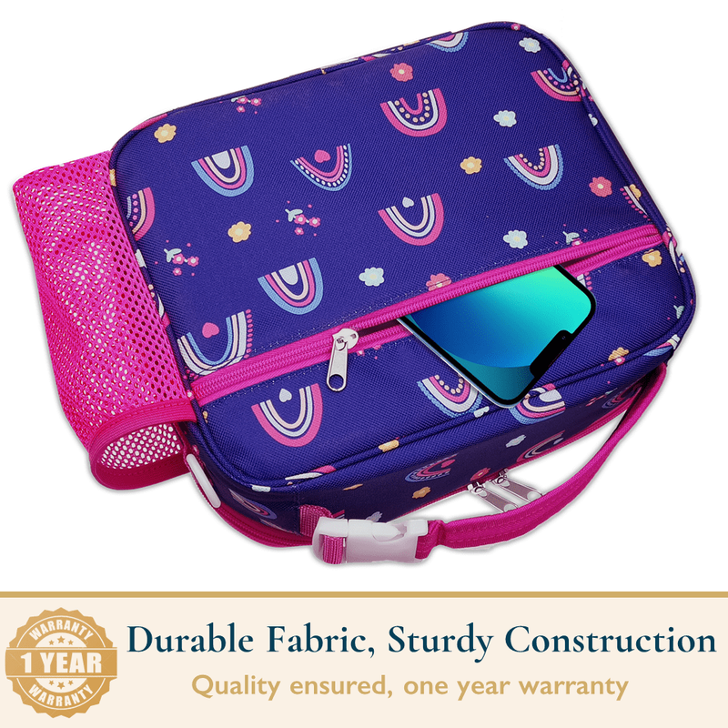 Lunch Bag for Kids – Insulated Lunch Box for Girls and Boys, Cute Reusable Coole5