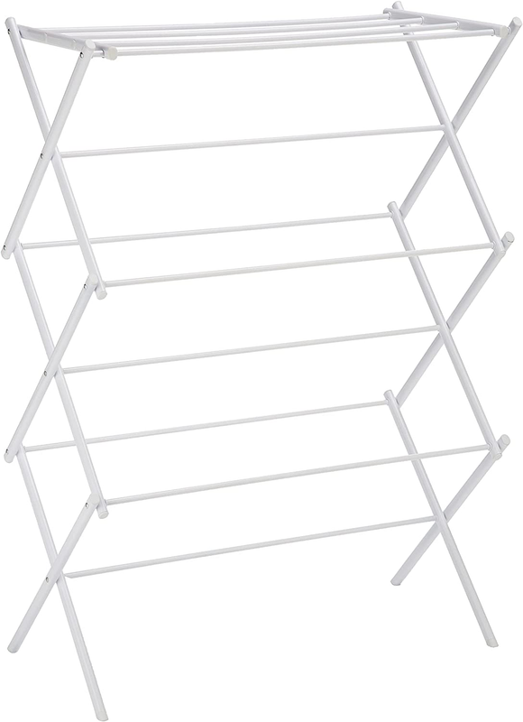Foldable Portable Laundry Rack for Air Drying Clothing, Indoor Outdoor Use - 14.10