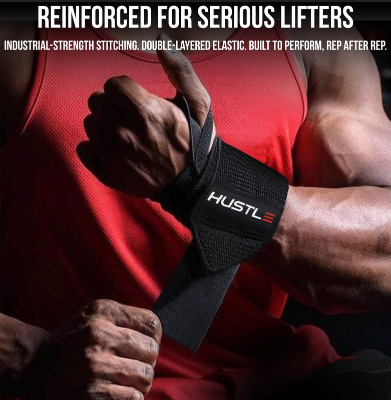 Wrist Wraps 12"/18" Premium Weightlifting Support Powerlifting Bench Gym Straps3