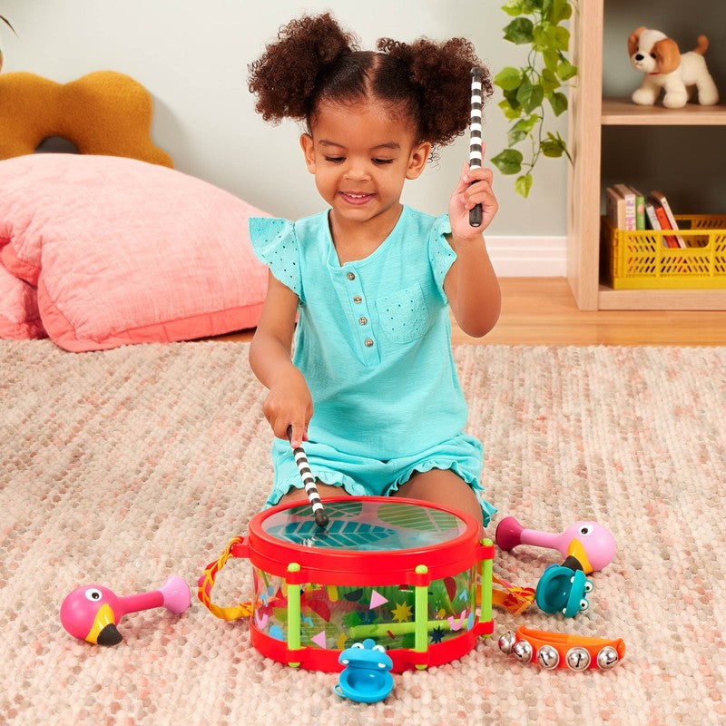 Animal Jamboree Toy Drum and 4 Musical Instruments, Toddler and Preschool Toys9
