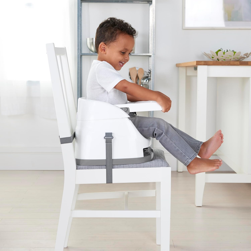 Baby Base 2 In 1 Booster Feeding and Floor Seat with Self Storing Tray   Mist6