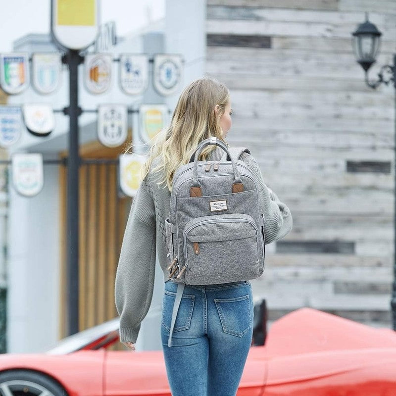 Diaper Bag Backpack Multifunction Travel Baby Diaper Bag with Changing Pad, Insu8