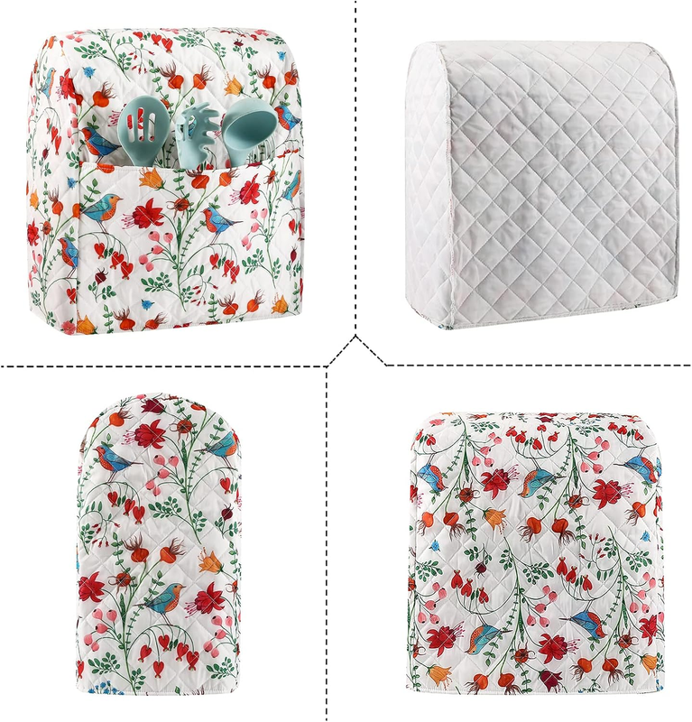 Stand Mixer Cover Fits KitchenAid 5 8 Qt Dust Cover w/ Storage Pockets2