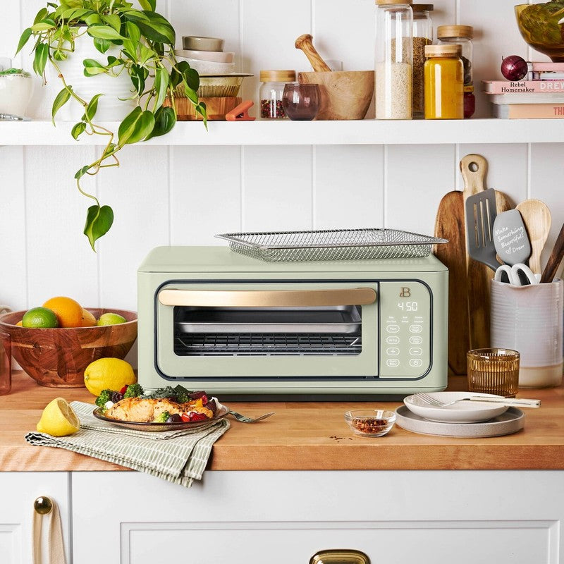 Drew Barrymore Infrared Air Fryer Toaster Oven 9-Slice 1800W Sage Green8